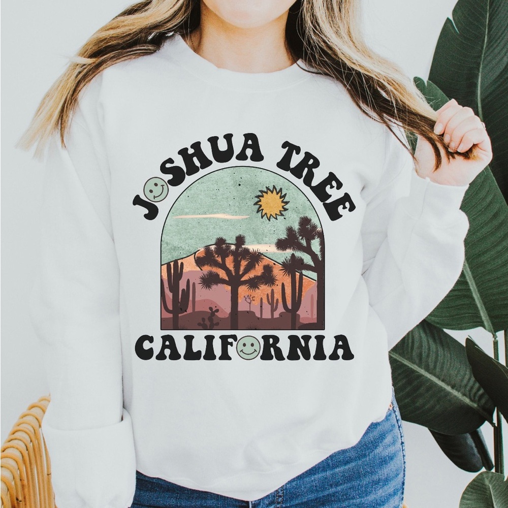 Joshua Tree White Sweatshirt